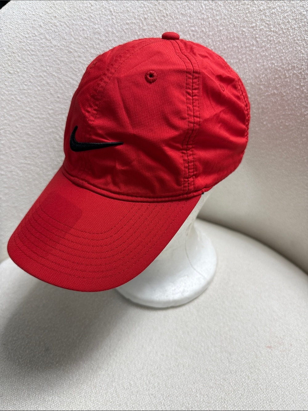 Nike Red Cap with Black Swoosh
